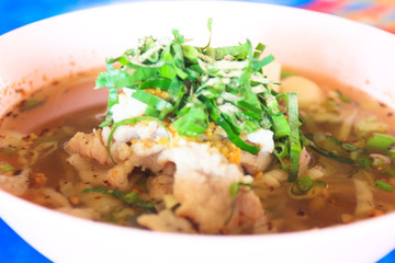 Thai local food soup style