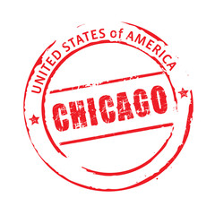 Red vector grunge stamp MIAMI