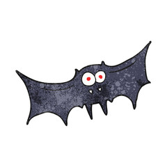 textured cartoon vampire bat