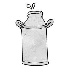 textured cartoon milk barrel