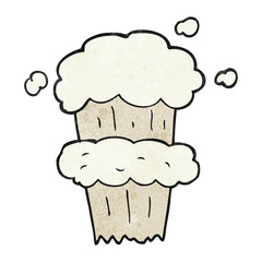 textured cartoon smoke blast