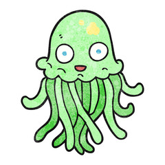 textured cartoon octopus