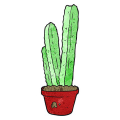 textured cartoon cactus