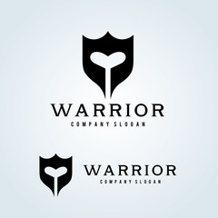 Warrior logo,king logo,vector logo template