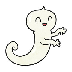 textured cartoon ghost