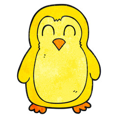textured cartoon bird