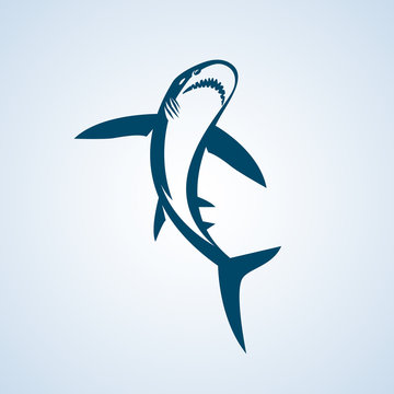 recommend clip art: Shark - vector illustration.