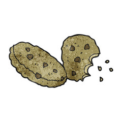 textured cartoon cookies