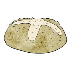 textured cartoon loaf of bread