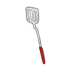 textured cartoon spatula