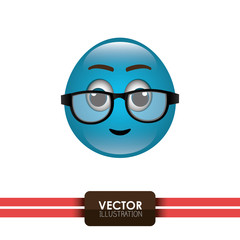 Obraz premium funny emoticon design 