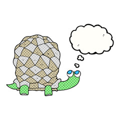 thought bubble cartoon tortoise