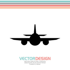 airplane icon design 
