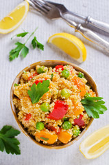 Quinoa with vegetables