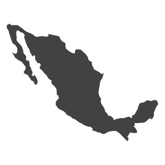 vector map Mexico