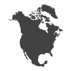 vector North America Map
