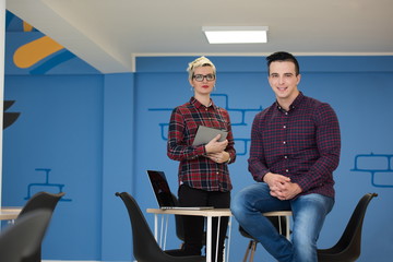 startup business team on meeting