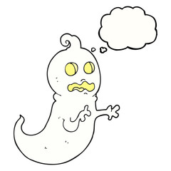 thought bubble cartoon ghost