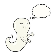 thought bubble cartoon ghost
