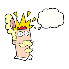 thought bubble cartoon man with exploding head