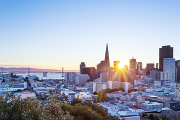 cityscape of San Francisco and skyline