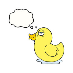 thought bubble cartoon rubber duck