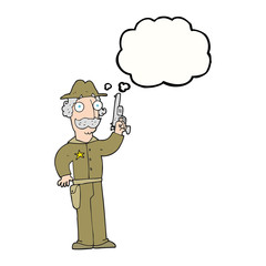 thought bubble cartoon sheriff