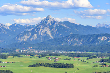 Fototapeta na wymiar Füssener Land mit Säuling