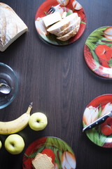 healthy breakfast on the table