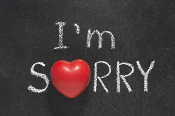 I am sorry heart