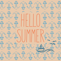 hello summer - summer background