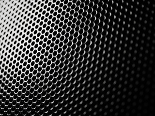 Mesh background. Meshy metal structure with shallow depth of field.
