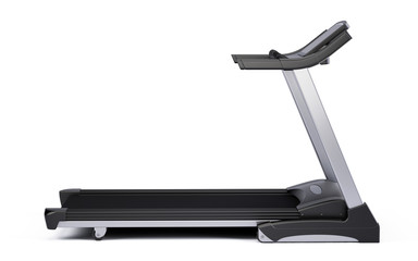 Treadmill isolated on white background