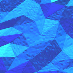 Blue background of triangles