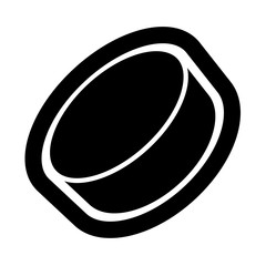 Naklejka premium Hockey Puck Icon