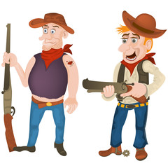 cartoon western bandits.