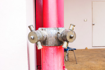 Fire Hydrant on the building