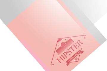 Composite image of hipster logo