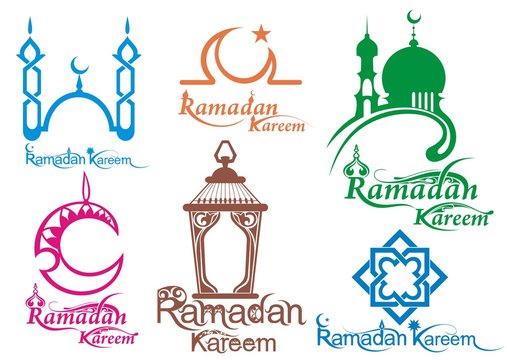 Set of Ramadan icons