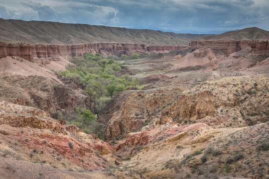 Timerlik Canyon, a tributary of Charyn, Kazakhstan