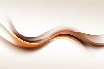 Peel and stick wall murals Abstract wave Gold Brown Wave Design Abstract Background