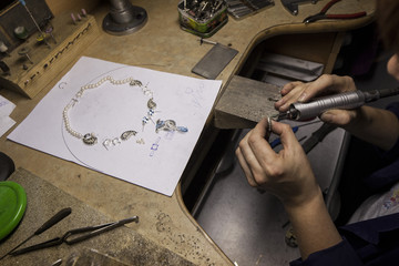 making jewelry