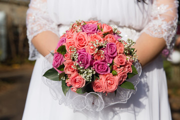Beautiful wedding bouquet