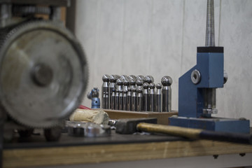 instruments in a goldsmith