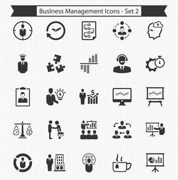 Business Management Icons - Set 2