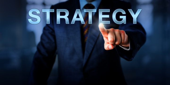 Business Manager Touching STRATEGY