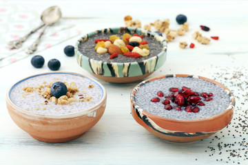 chia con yogurt e frutta