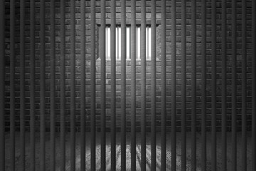 Obraz premium Prison Cell Bars Background