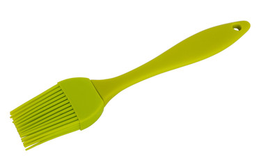 Silicone brush for kitchen isolated on white background