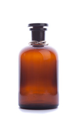 chemist vintage bottle isolated
